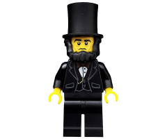 Abraham Lincoln, The LEGO Movie (Minifigure Only without Stand and Accessories)