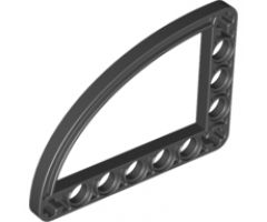 Technic, Liftarm Modified L-Shape Quarter Ellipse Thin 5 x 7