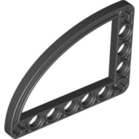 Technic, Liftarm Modified L-Shape Quarter Ellipse Thin 5 x 7