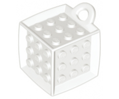 Bag Tag Cube with 3 x 3 Studs on All Sides