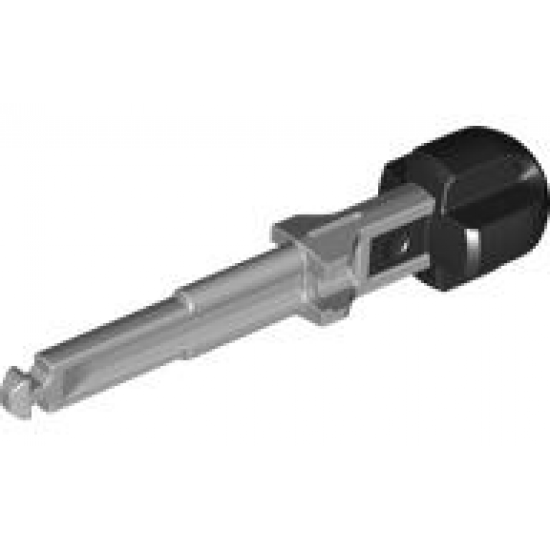 Projectile Arrow, Solid Shaft with Molded Flexible Rubber Black Cross Shaped End Pattern