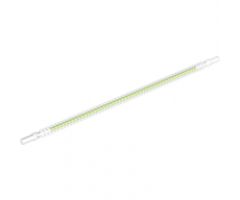 Hose Flexible Ribbed with 8mm Ends, 19L with Lime Center Pattern