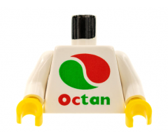 Torso Octan Logo Pattern (Reissue) / White Arms / Yellow Hands