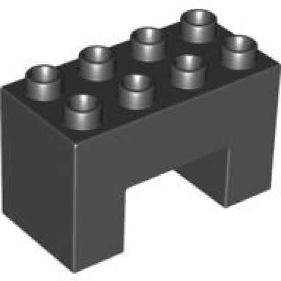 Duplo, Brick 2 x 4 x 2 with 2 x 2 Cutout on Bottom
