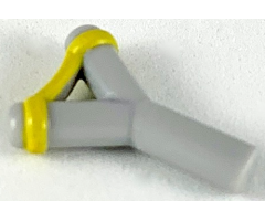 Minifigure, Weapon Slingshot with Yellow Band Pattern