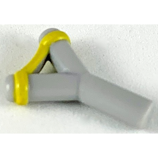 Minifigure, Weapon Slingshot with Yellow Band Pattern