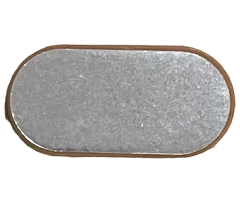 Tile, Round 2 x 4 Oval with Mirror Pattern (Sticker) - Set 21326