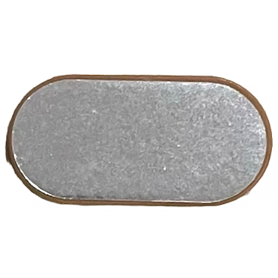 Tile, Round 2 x 4 Oval with Mirror Pattern (Sticker) - Set 21326