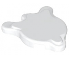 Tile, Round 2 x 2 Splat with Side Extensions