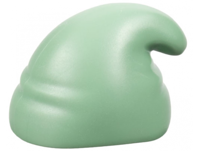 Minifigure, Headgear Slouch Hat, Dwarf / Gnome with Tip Facing Backwards, Creases at Front and Back