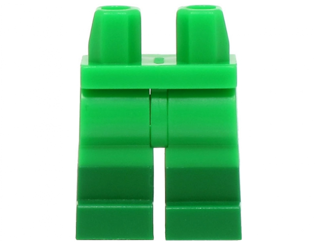 Hips and Legs with Molded Green Lower Legs / Boots  Pattern (BAM)