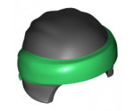 Minifigure, Headgear Ninjago Wrap Type 3 with Green Bandana and Knot Pattern