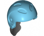 Mini Doll, Hair Combo, Hair with Hat, Ponytail with Medium Azure Ski Helmet Pattern