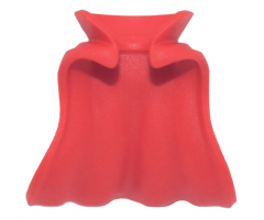 Minifigure Cape Plastic, Billowing with High Rounded Collar (Cloak of Levitation)