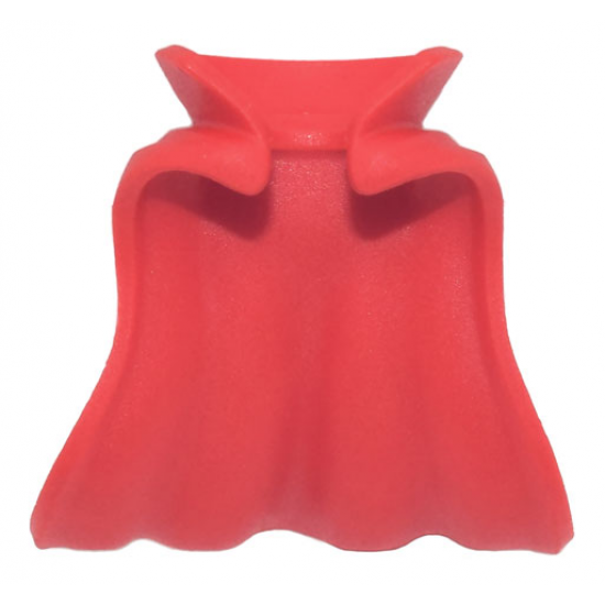 Minifigure Cape Plastic, Billowing with High Rounded Collar (Cloak of Levitation)