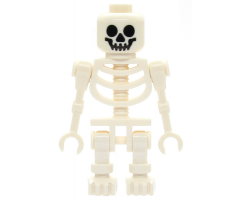 Skeleton, Fantasy Era Torso with Standard Skull, Mechanical Arms Straight