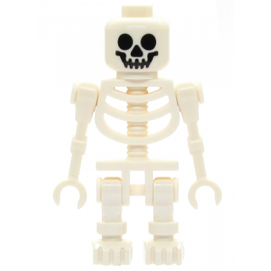 Skeleton, Fantasy Era Torso with Standard Skull, Mechanical Arms Straight