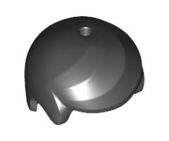 Minifigure, Hair Male Smooth and Parted, Hole for Pin on Top