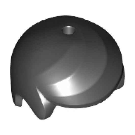 Minifigure, Hair Male Smooth and Parted, Hole for Pin on Top