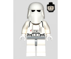 Snowtrooper, Light Bluish Gray Hips, White Hands, Printed Head