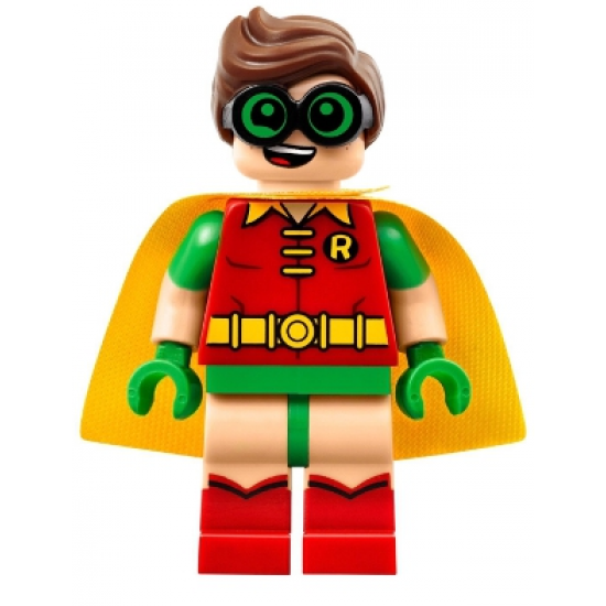 Robin - Green Glasses, Smile / Scared Pattern