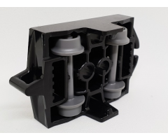 Vehicle, Base 4 x 5 Roller Coaster Car with 2 Dark Bluish Gray Wheel Roller Coaster (26021 / 24869)