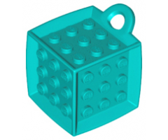 Bag Tag Cube with 3 x 3 Studs on All Sides