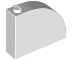 Slope, Curved 4 x 1 x 2 2/3 with Stud