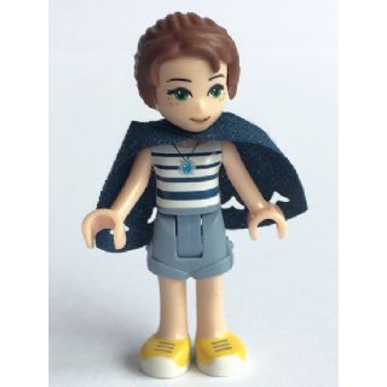Emily Jones, Sand Blue Shorts - with Cape