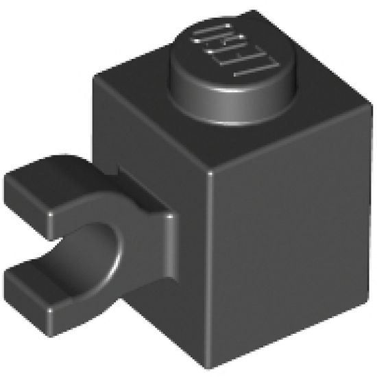 Brick, Modified 1 x 1 with Clip (Horizontal Grip)
