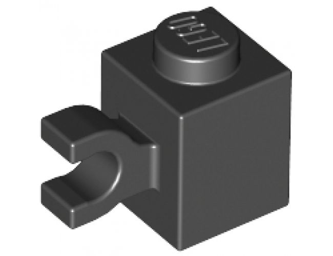 Brick, Modified 1 x 1 with Clip (Horizontal Grip)