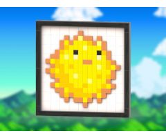 Pufferfish Mosaic (From Stardew Valley)