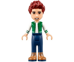 Friends Daniel, Brown Boots, Dark Blue Jeans, White and Green Top