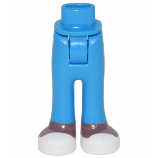 Mini Doll Hips and Trousers with Back Pockets with Reddish Brown Ankles and White Shoes Pattern - Thick Hinge