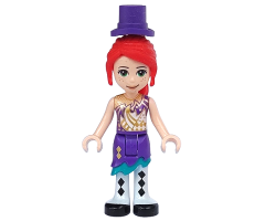 Friends Mia, Dark Purple Skirt and Top Hat