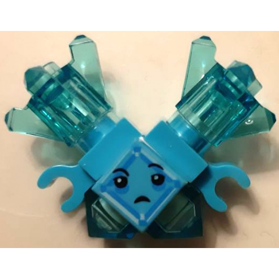 Kryptomite - Blue, Large Crystals, Hands