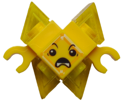 Kryptomite - Yellow, Small Crystals, Hands