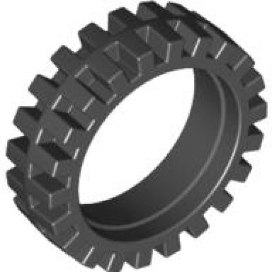 Tire & Tread 23mm D. x 7mm Offset Tread - Band Around Center of Tread