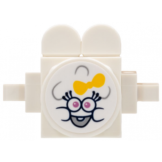 Cloud Baby White with Sticker 2