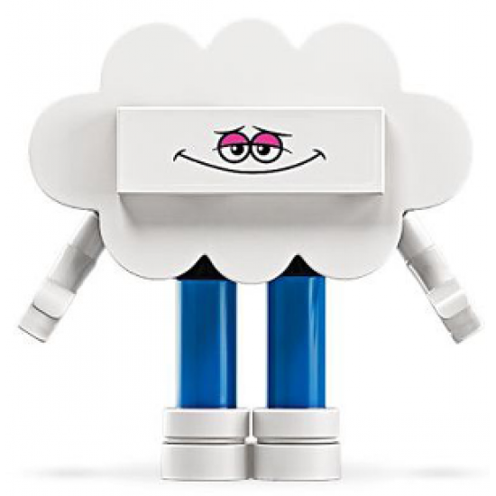 Cloud Guy with Sticker