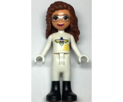 Friends Olivia, White Bee Suit and Black Boots