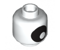 Minifigure, Head without Face with Large Black Eye with Pupil Pattern