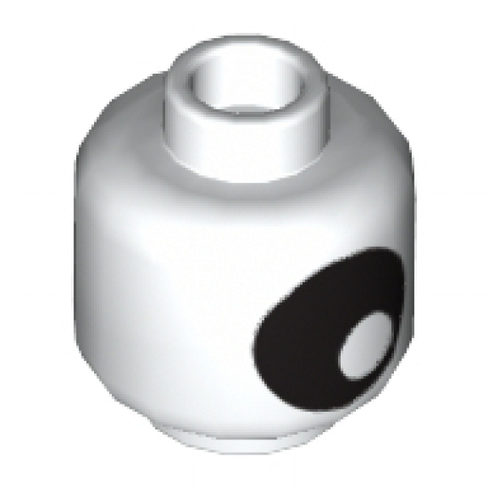 Minifigure, Head without Face with Large Black Eye with Pupil Pattern