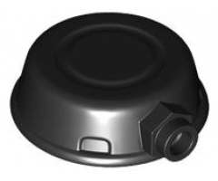 Minifigure, Headgear Helmet, Pot / Pan with Stud on Side