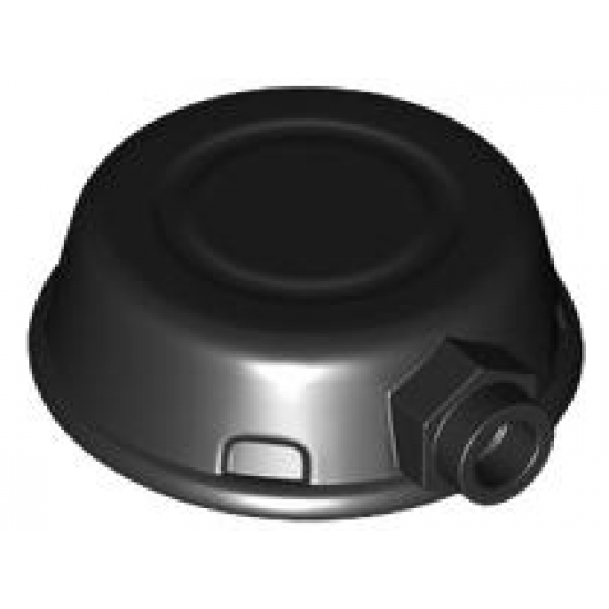 Minifigure, Headgear Helmet, Pot / Pan with Stud on Side