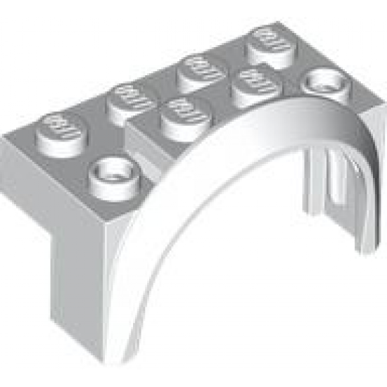 Vehicle, Mudguard 4 x 2 1/2 x 2 with Arch Round