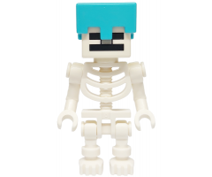 Skeleton, Minecraft - Medium Azure Helmet