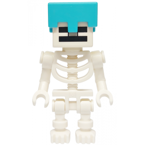Skeleton, Minecraft - Medium Azure Helmet