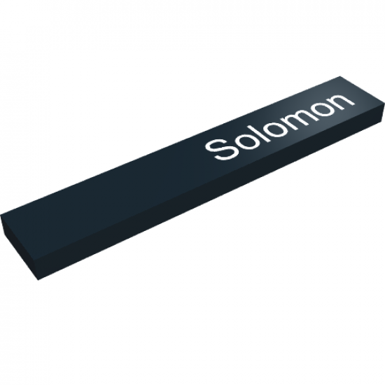 Tile 1 x 6 with 'Solomon' Pattern - Set 21004