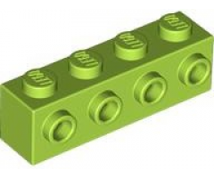 Brick, Modified 1 x 4 with 4 Studs on 1 Side